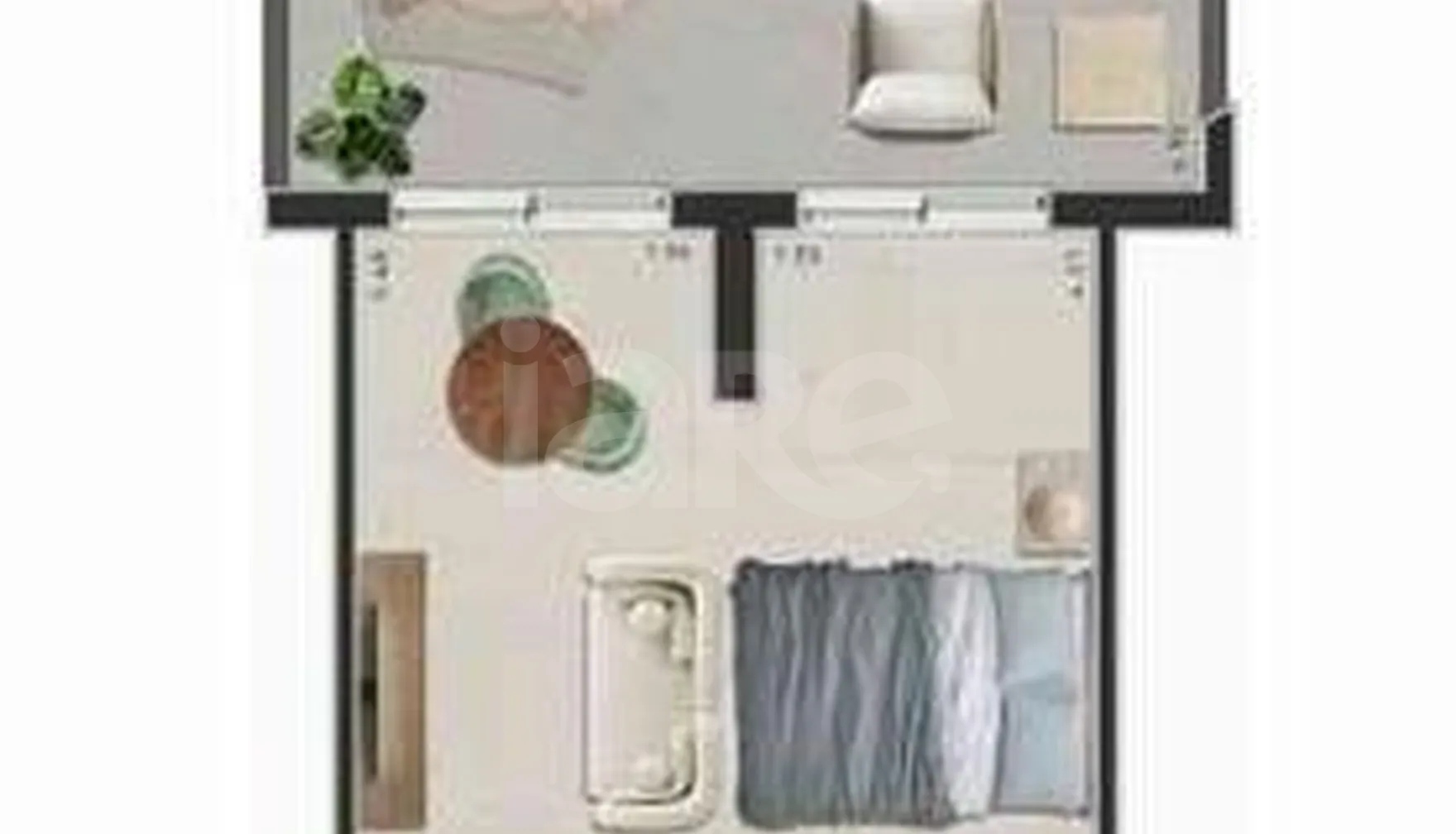 Planta — Apartamento 49,4 m²