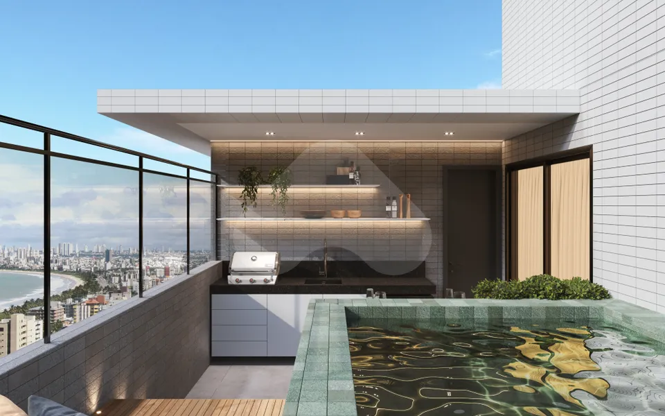 Porto Jardins - Apartamento com 66,13 m², em Intermares — foto 8