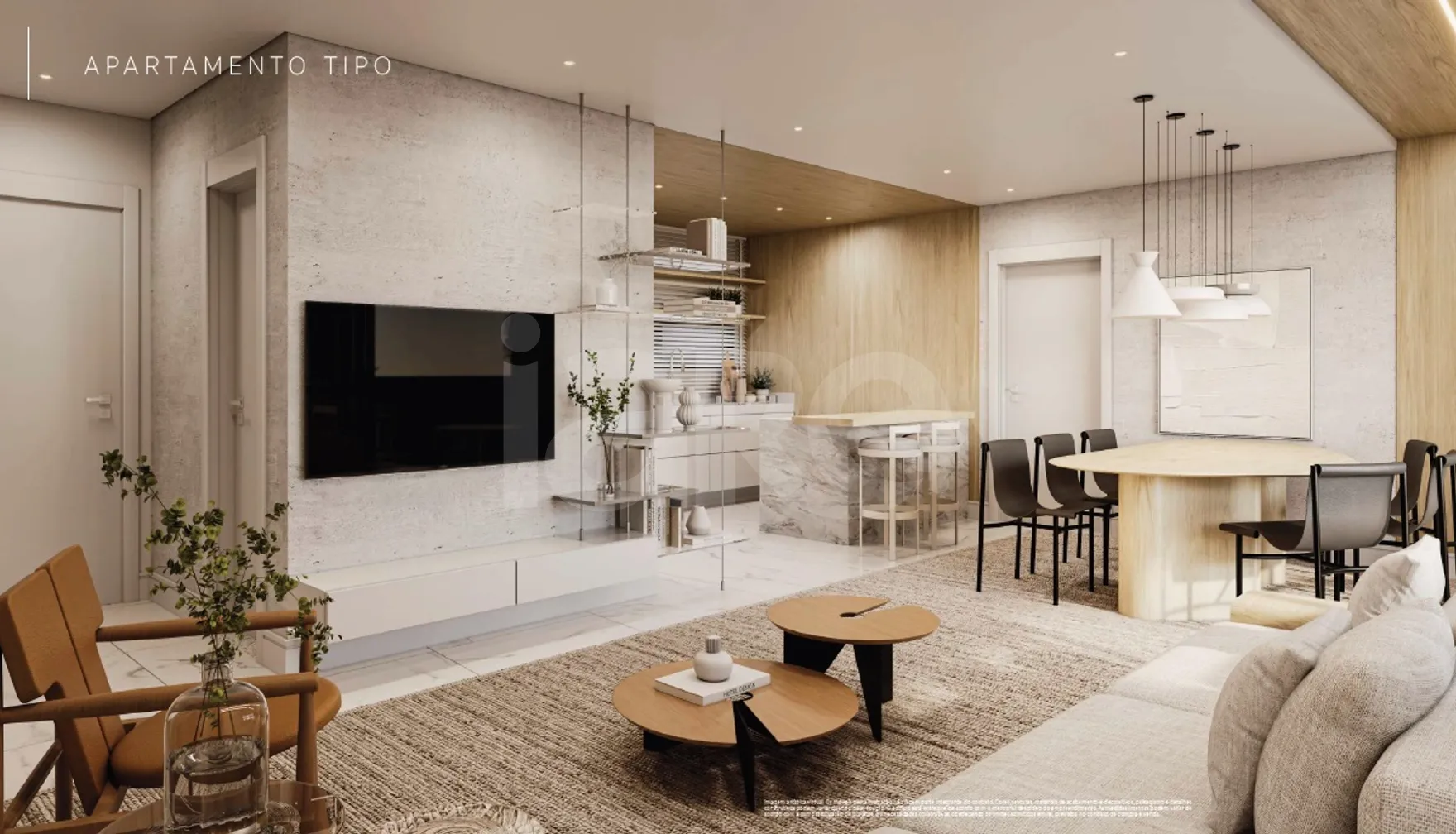 Horizon Ecoville - Apartamento com 119,5 m², em Ecoville — foto 2