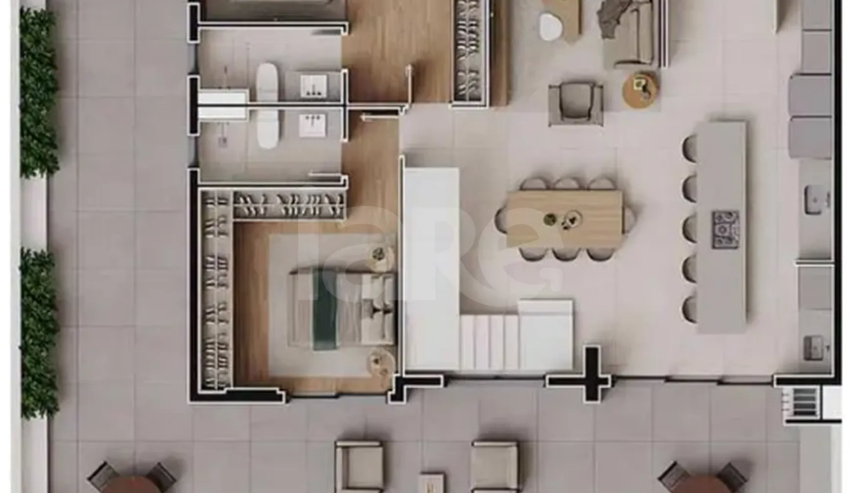 Planta — Garden 176,35 m²