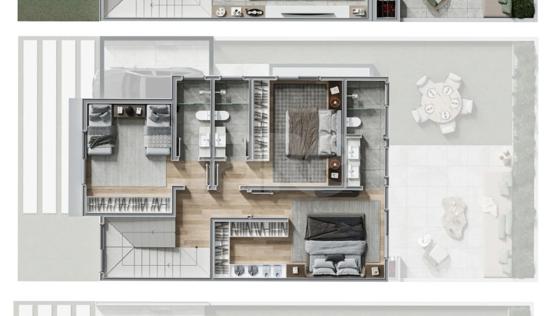 Planta — Casa em Condomínio 247,03 m²