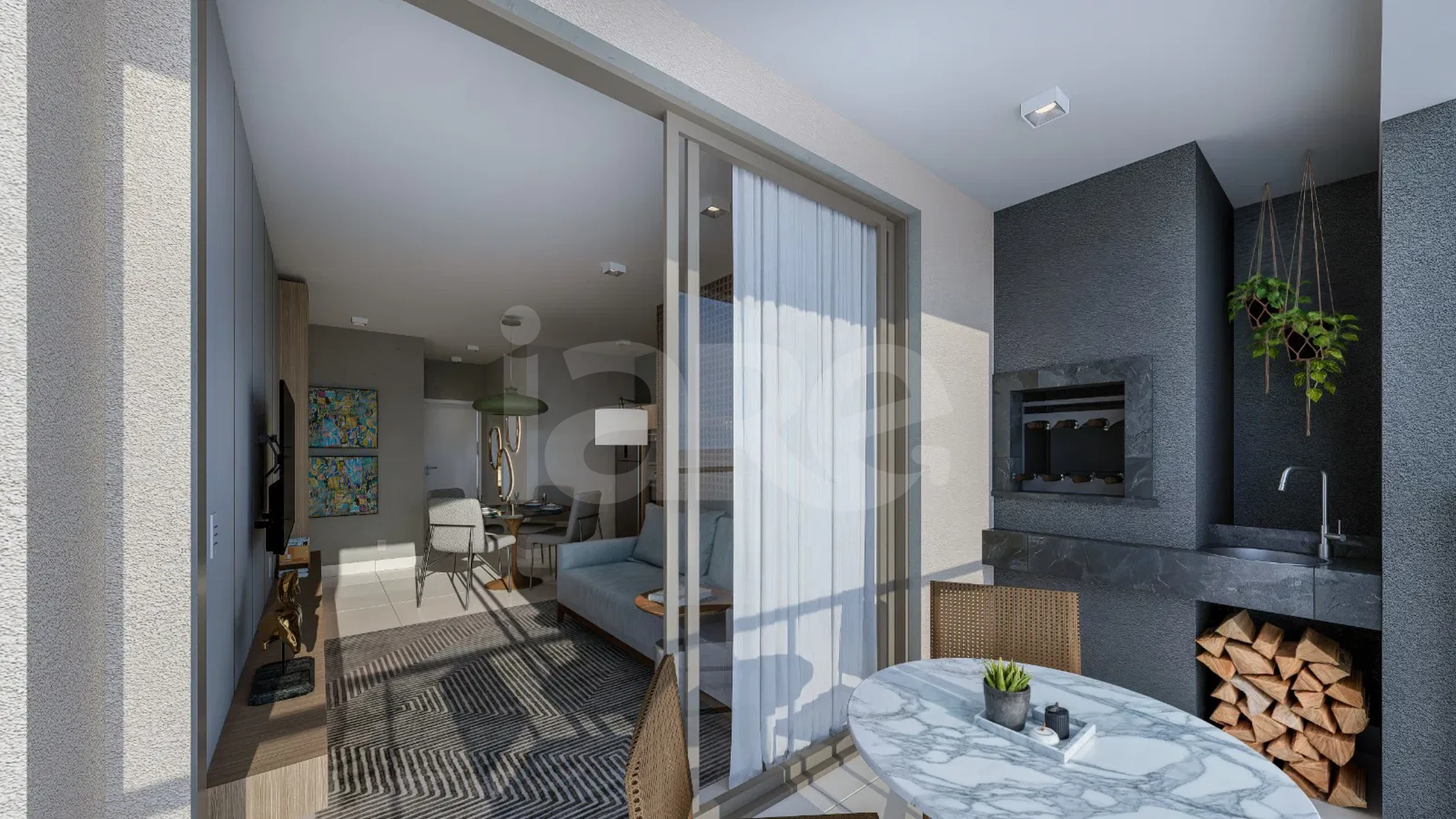Lago Di Como - Apartamento com 84,85 m², em São Judas — foto 6