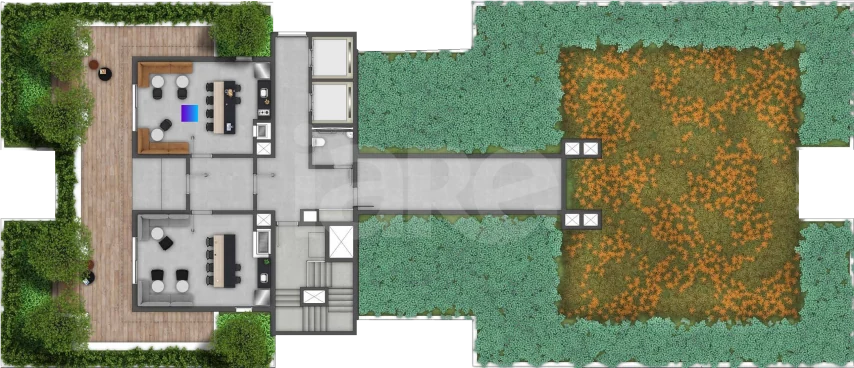 Planta — Pavimento rooftop