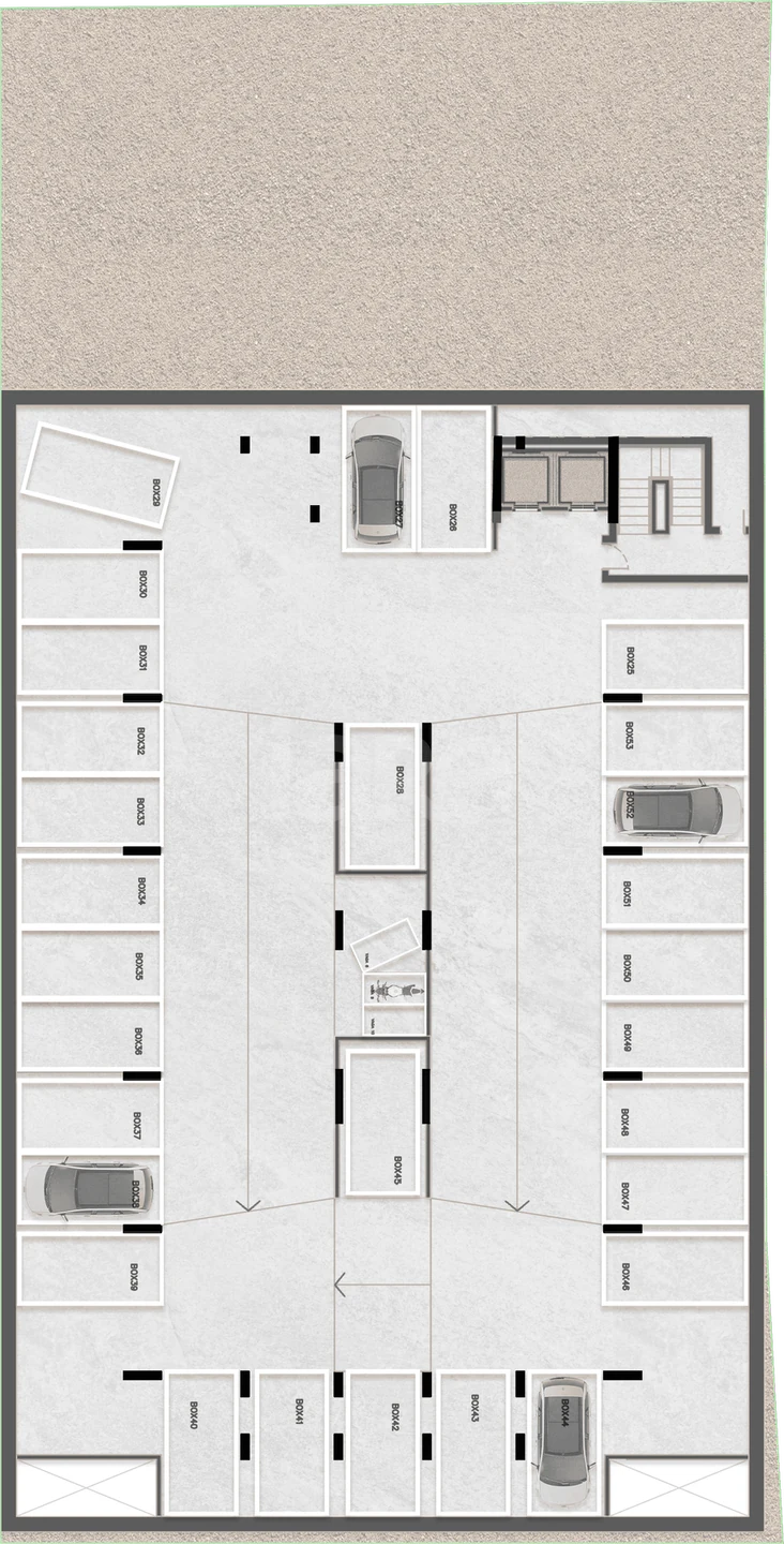 Planta — Pavimento subsolo 2