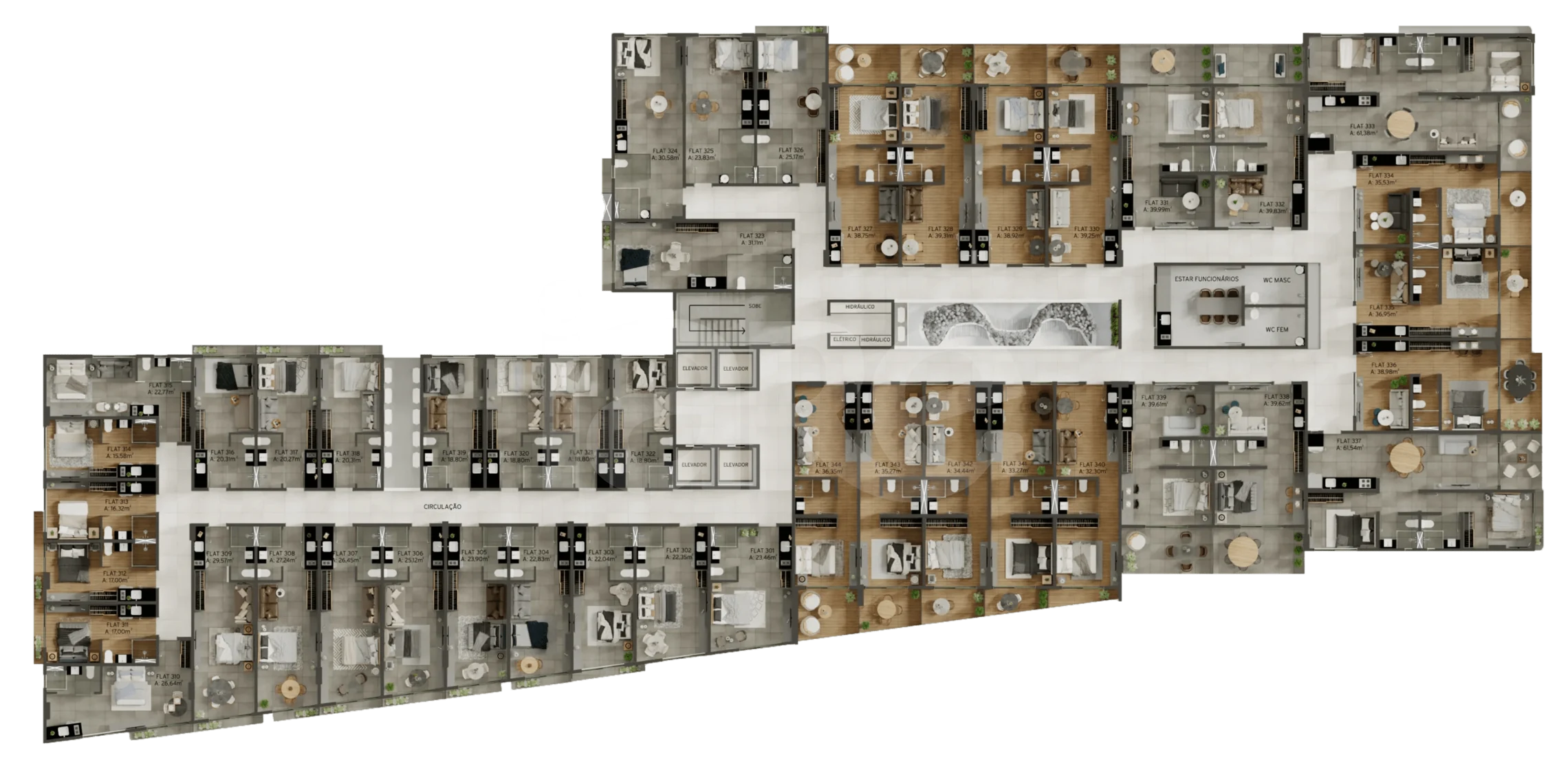 Planta — Pavimento 3