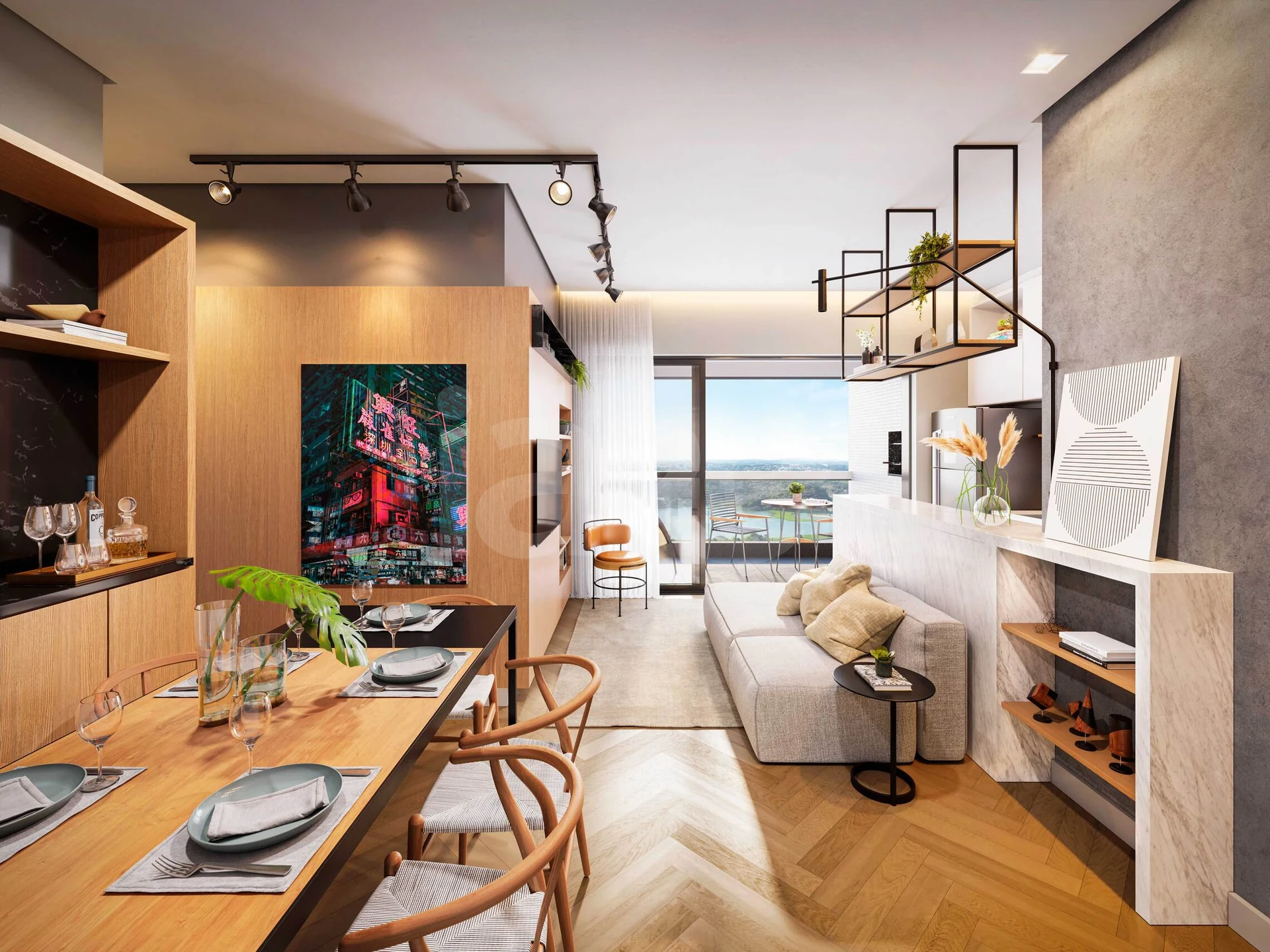 Croma - Apartamento com 79,76 m², em Bigorrilho — foto 2