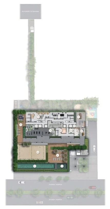 Planta — Pavimento lazer