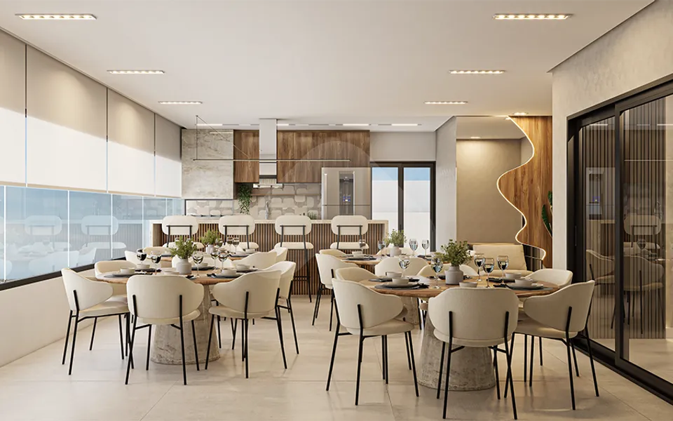 Interlagos - Apartamento com 34,57 m², em Balneário Perequê — foto 3