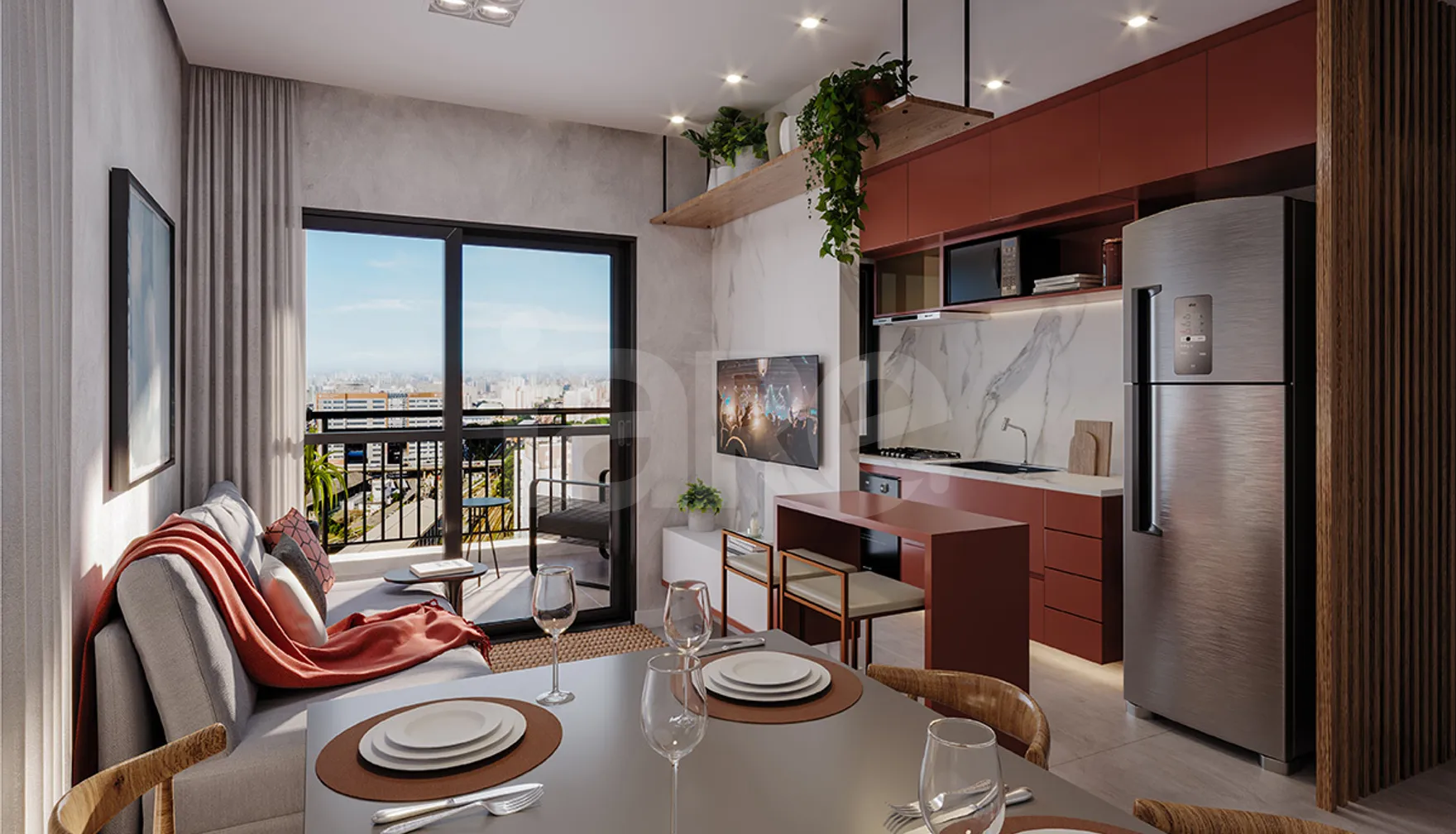 Station Bresser - Apartamento com 38 m², em Belenzinho — foto 3