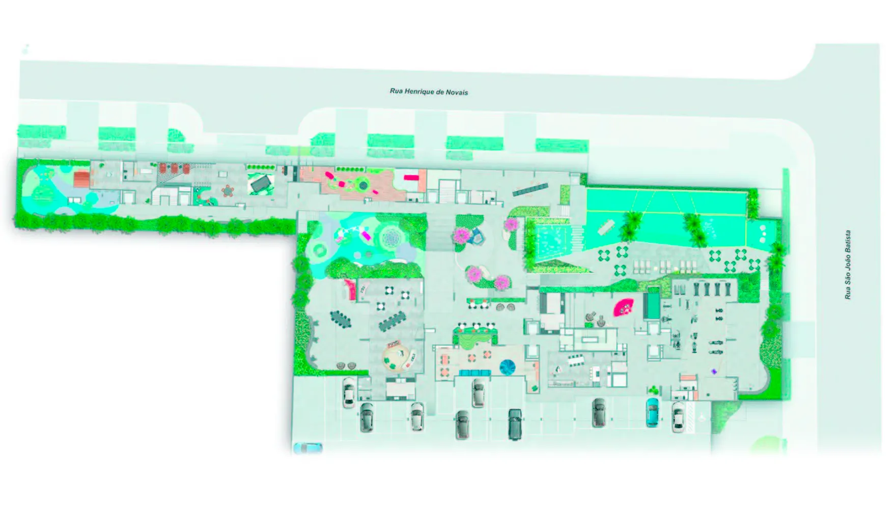 Planta — Pavimento lazer