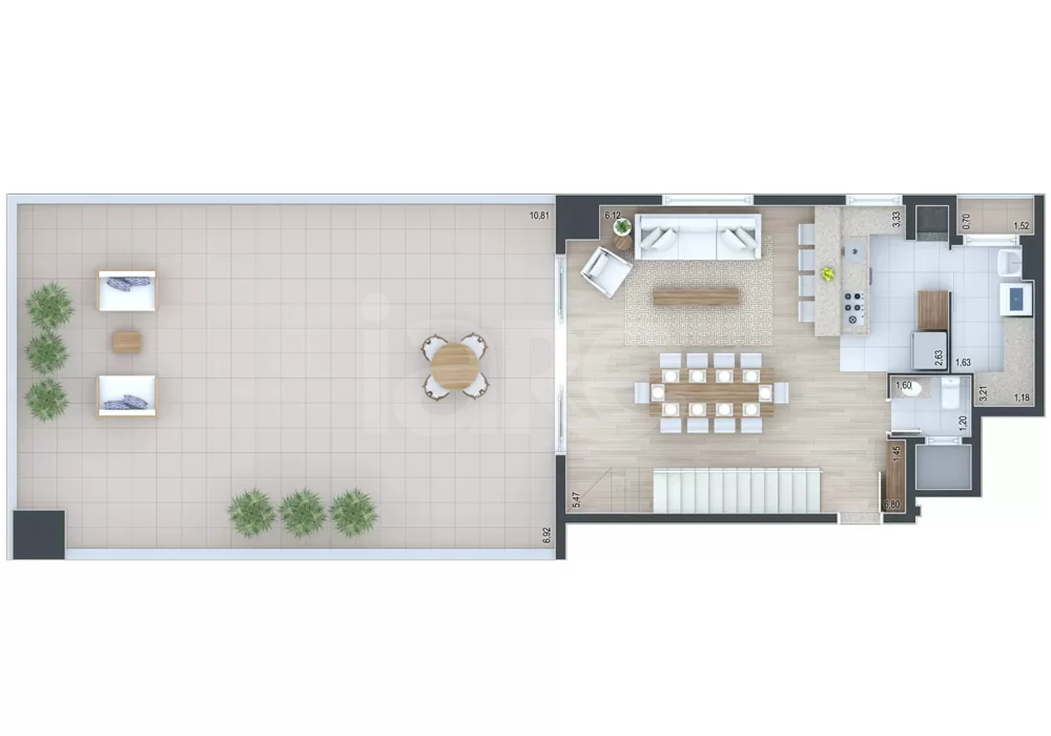 Planta — Garden 216,66 m²