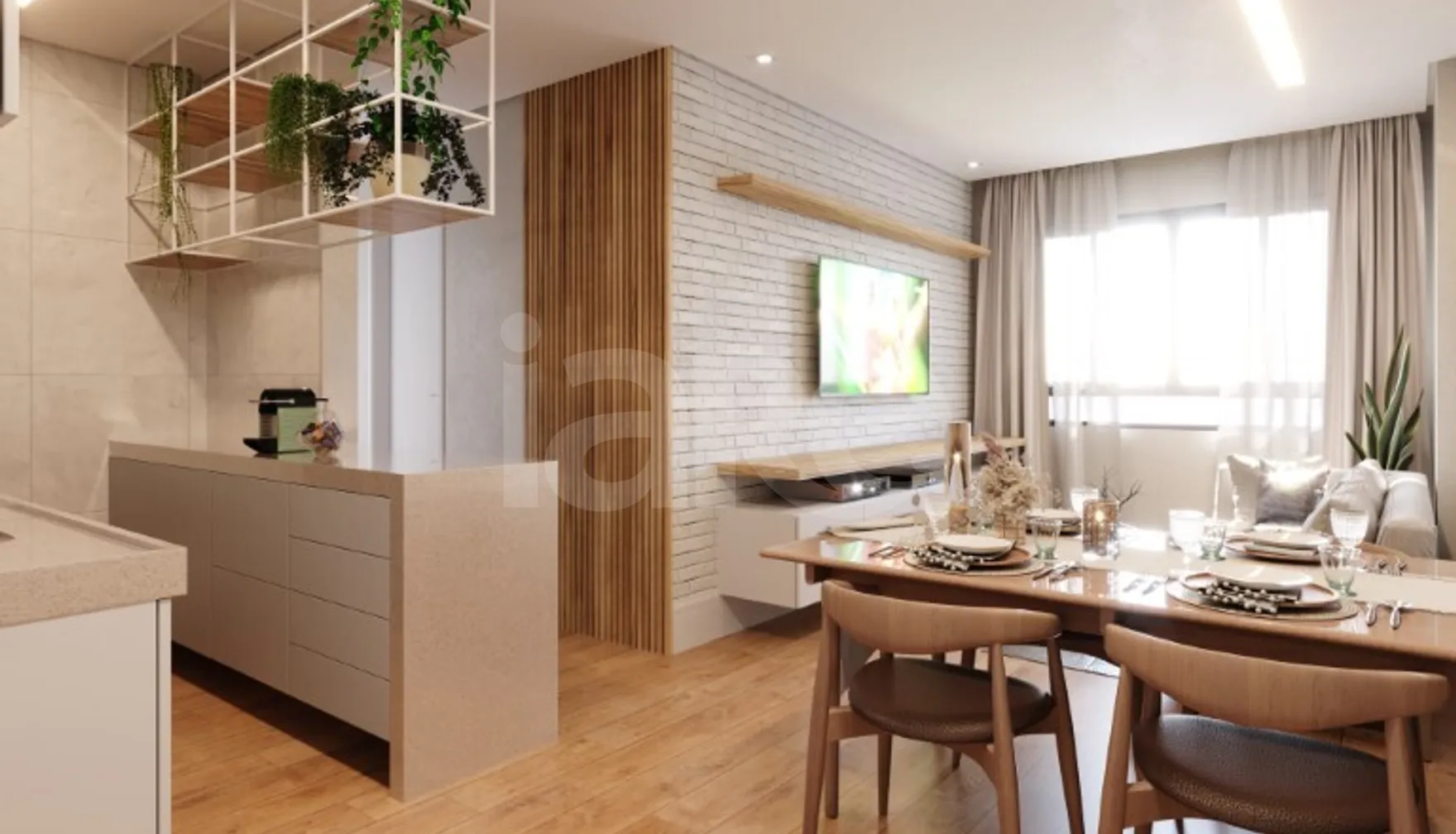 Luar do Norte - Apartamento com 51,95 m², em Encruzilhada — foto 2