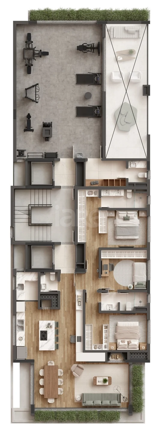 Planta — Pavimento 4