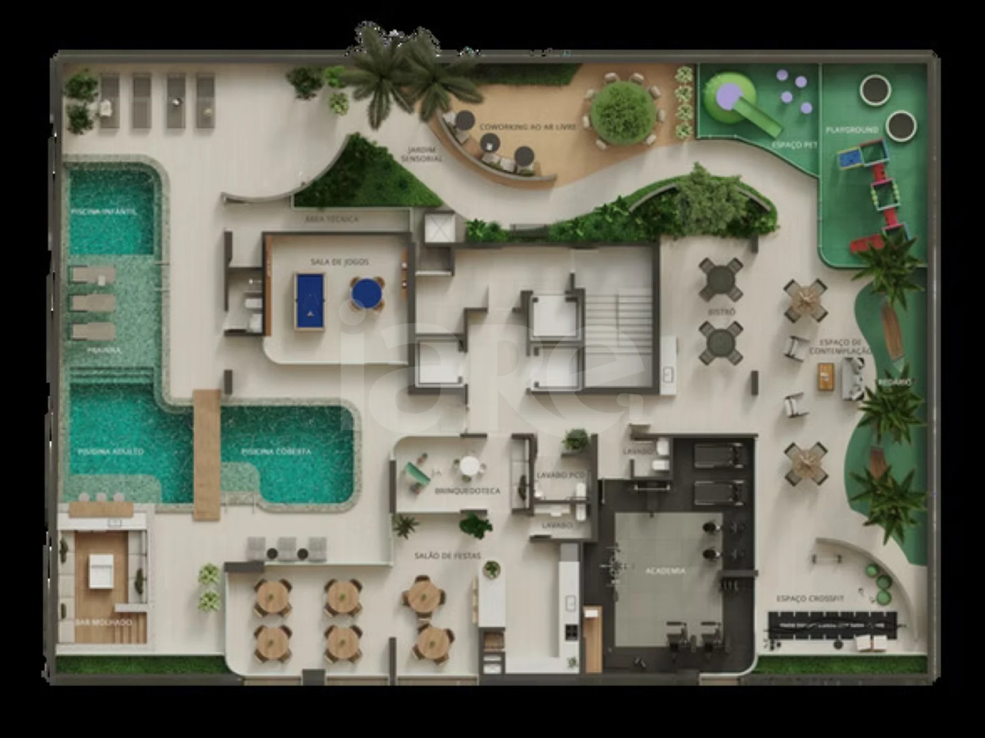 Planta — Pavimento lazer 01