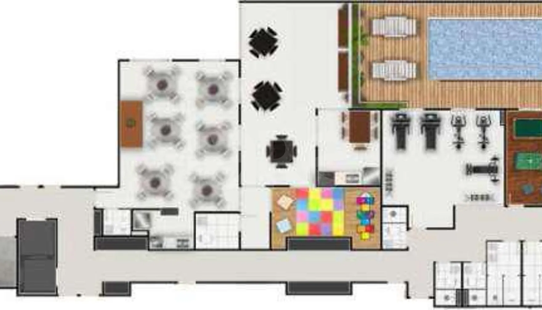 Planta — Pavimento lazer