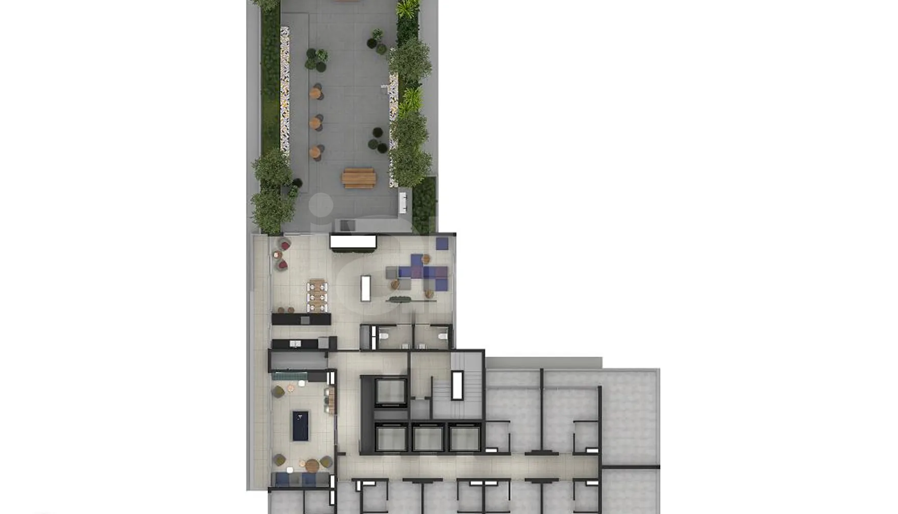 Planta — Pavimento 17