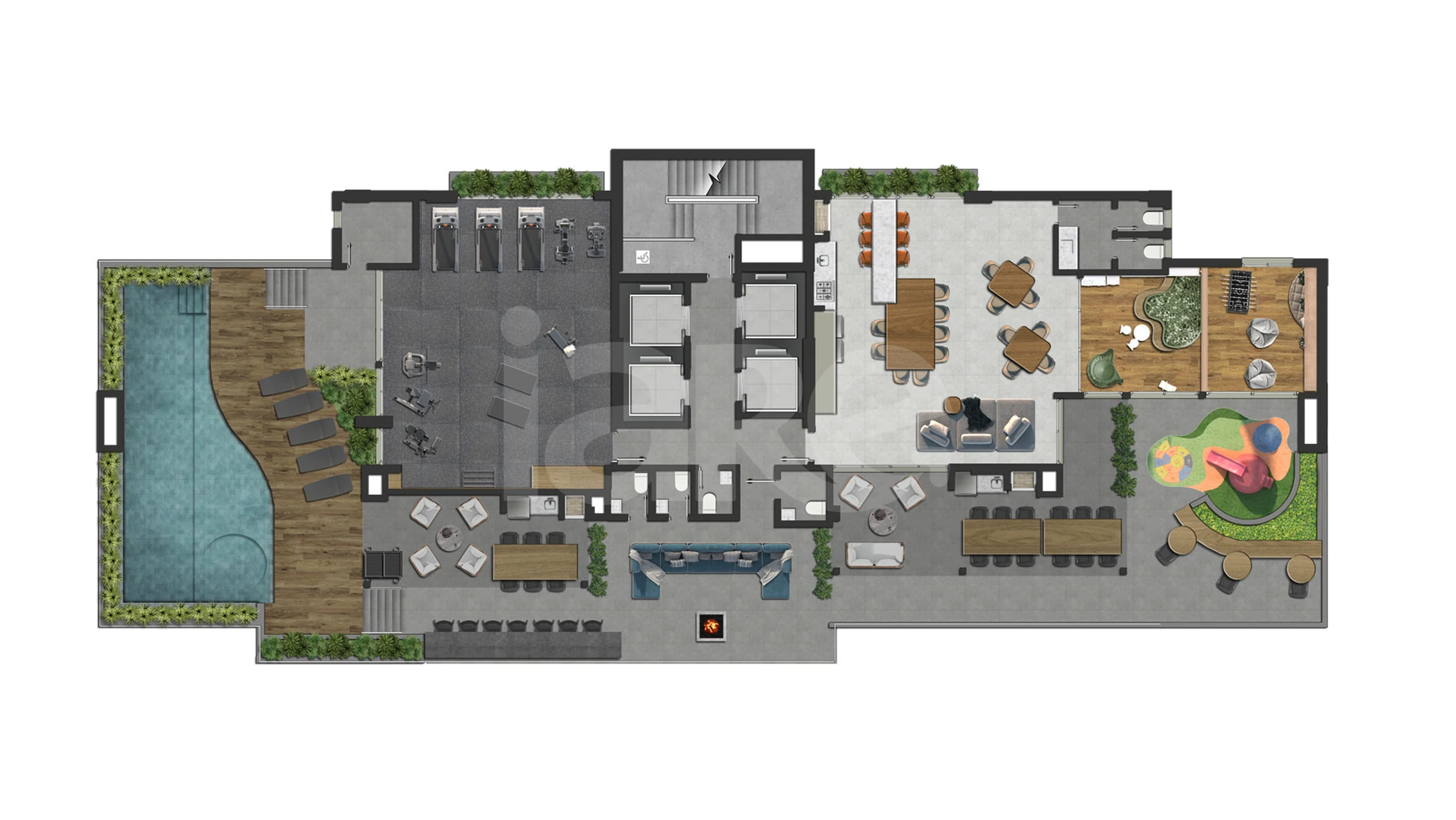 Planta — Pavimento rooftop