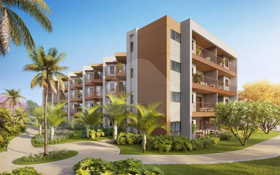 Beach Class Cumbuco - Studio Garden com 42,58 m², em Cumbuco — foto 2