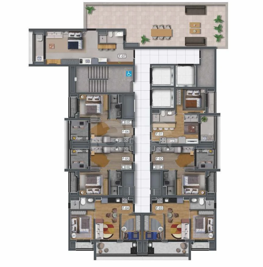 Planta — Pavimento 17