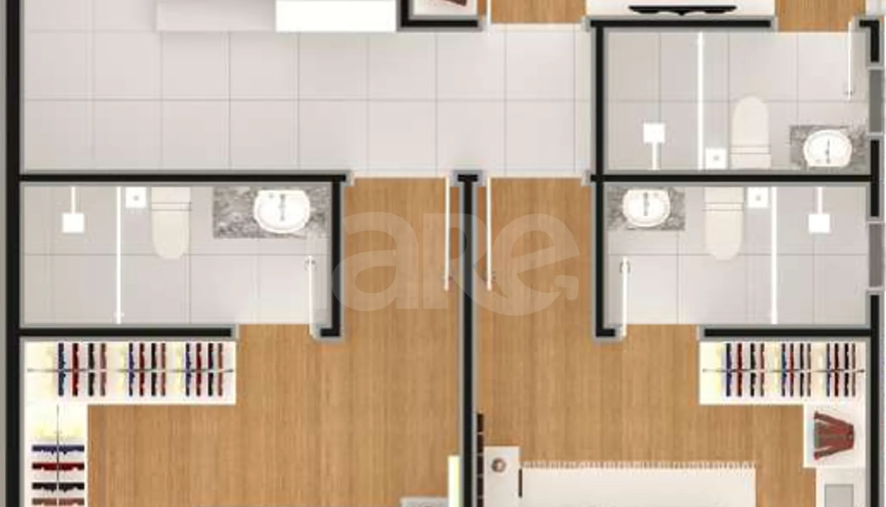 Planta — Cobertura Duplex 240 m²