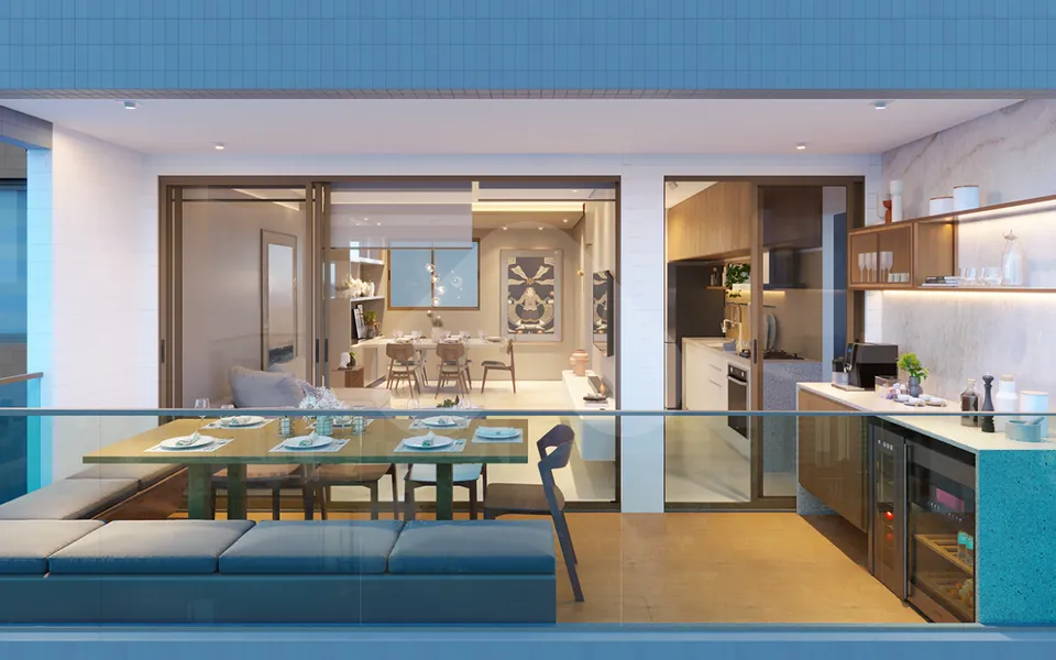 Alameda Rio - Apartamento com 93 m², em Madalena — foto 7