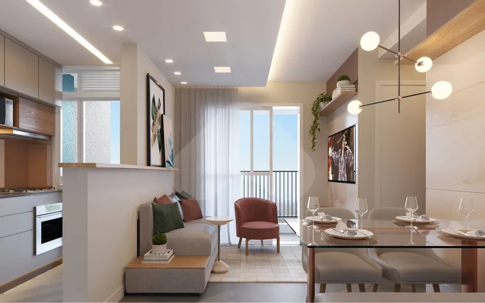 ix. Tatuapé - Apartamento com 46,66 m², em Tatuapé — foto 2