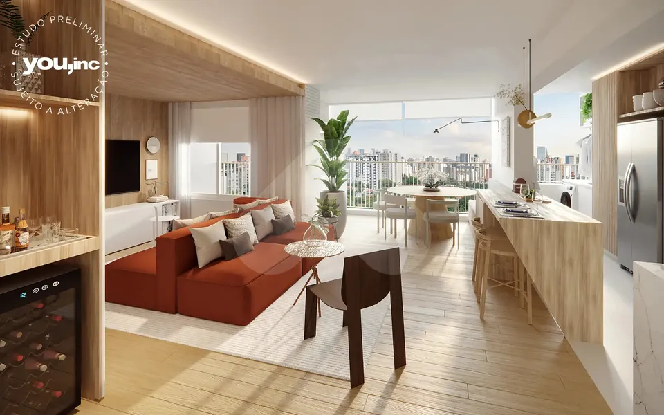 Barô Higienópolis by You - Apartamento com 29,68 m², em Higienópolis — foto 2