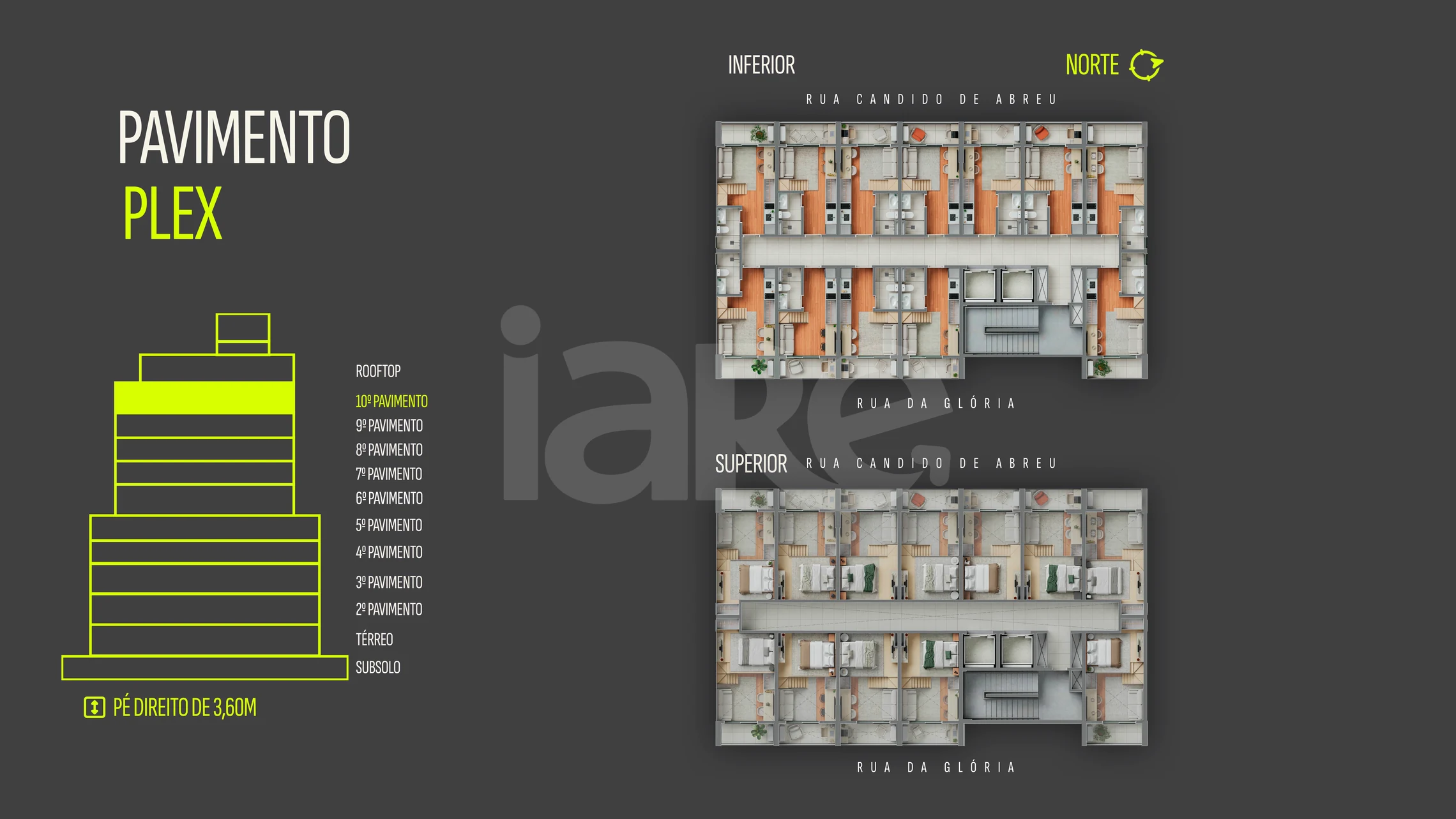 Planta — 10º pavimento - Plex