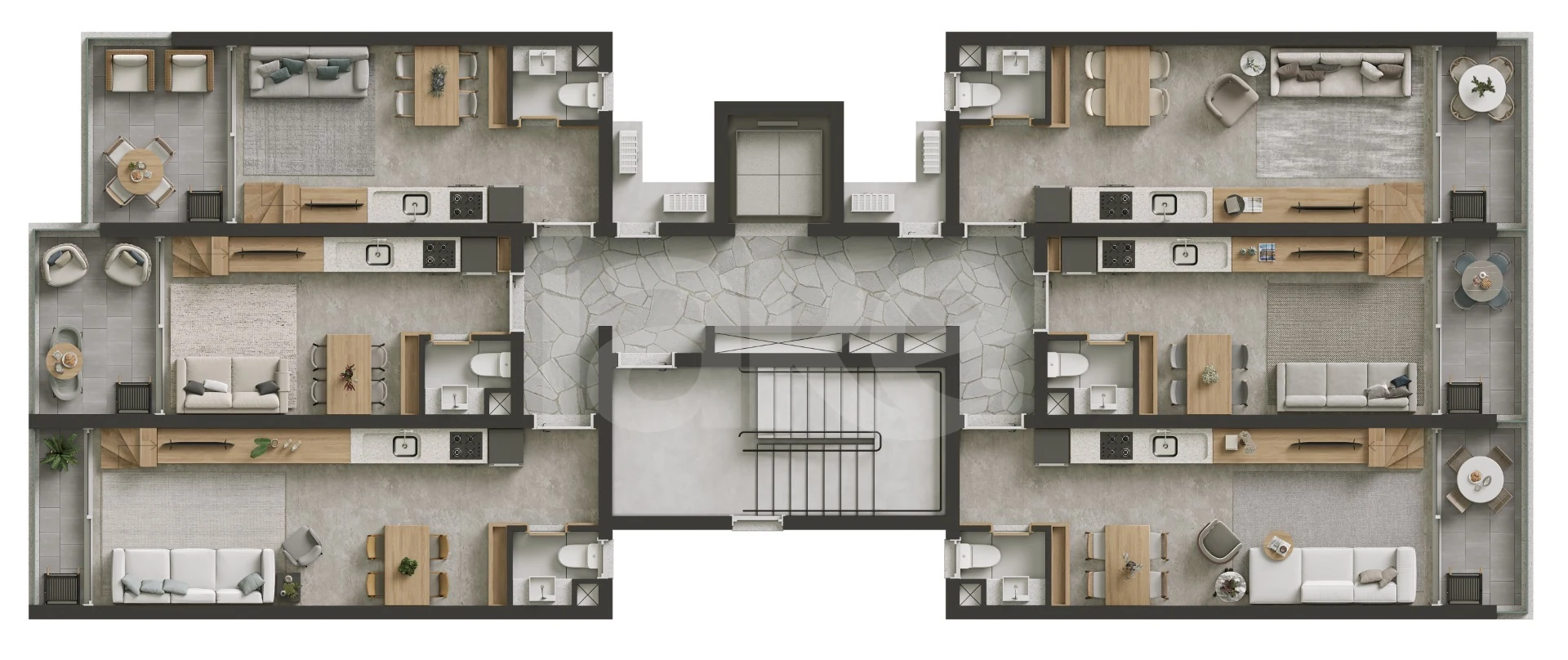 Planta — Pavimento 6