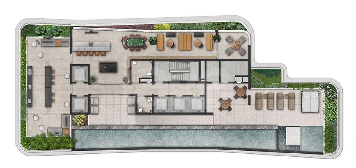Planta — Pavimento rooftop