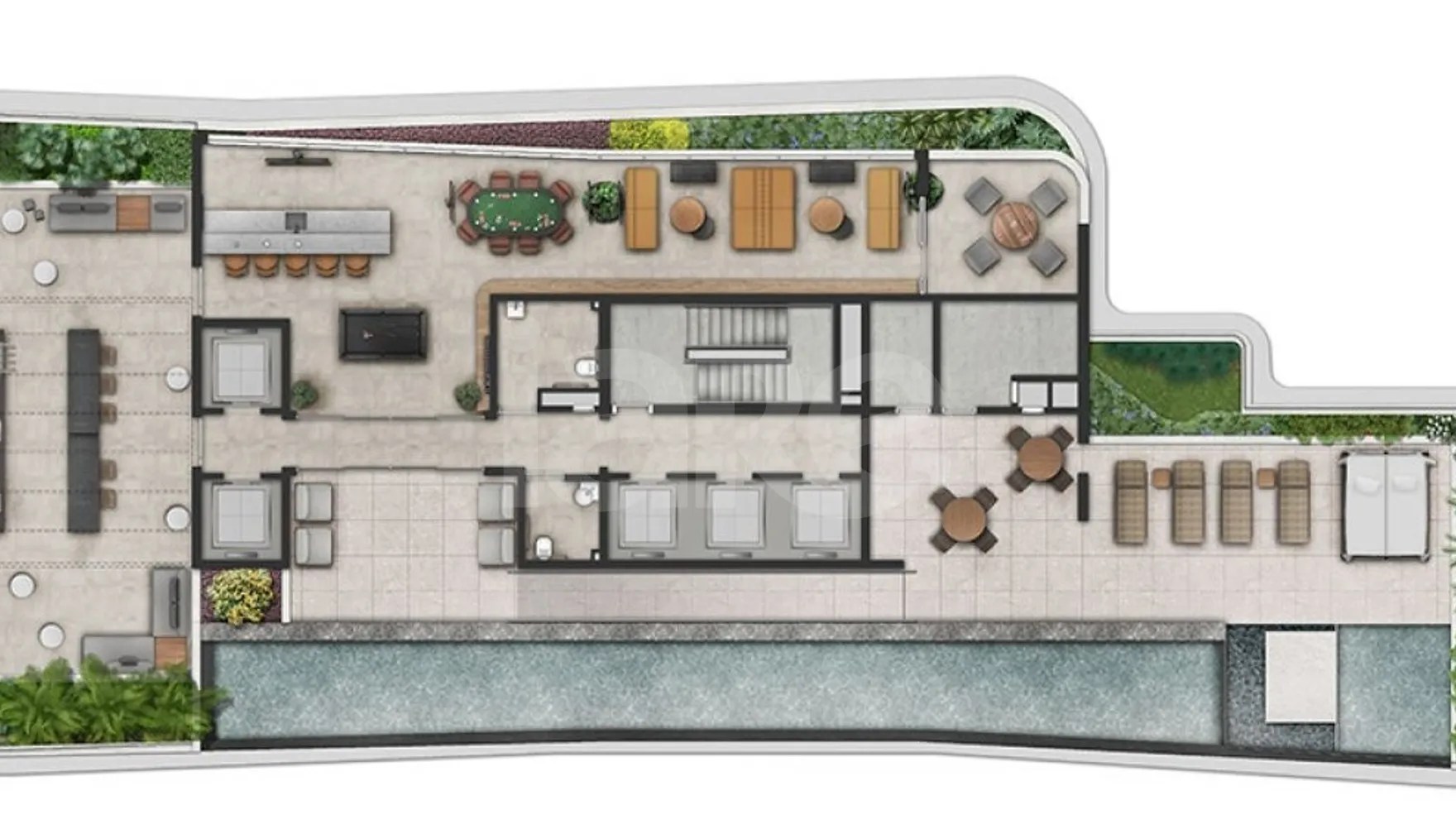 Planta — Pavimento rooftop