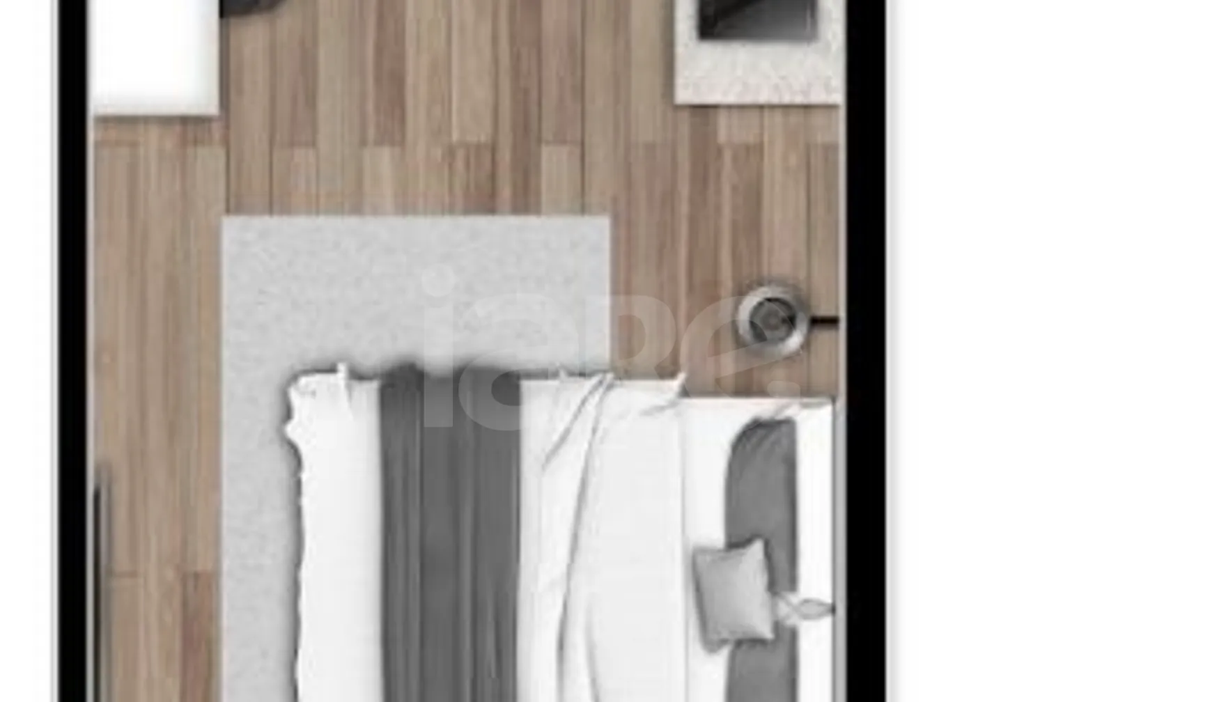 Planta — Studio 31,31 m²