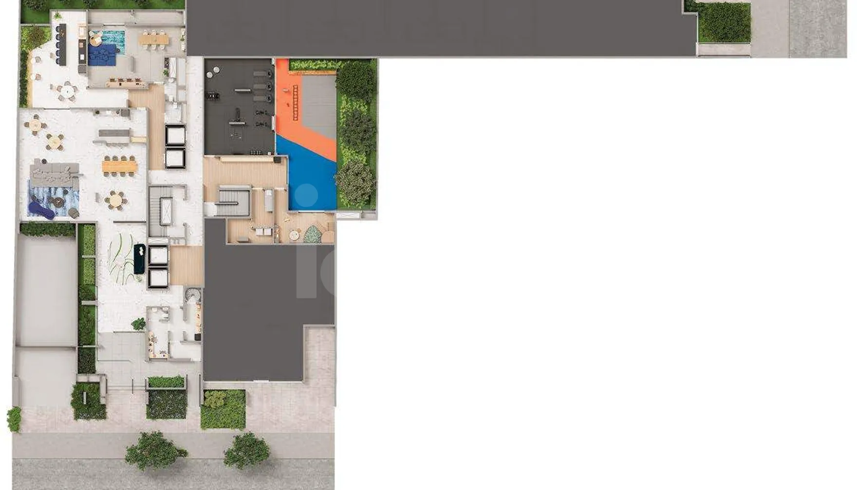 Planta — Pavimento térreo 2