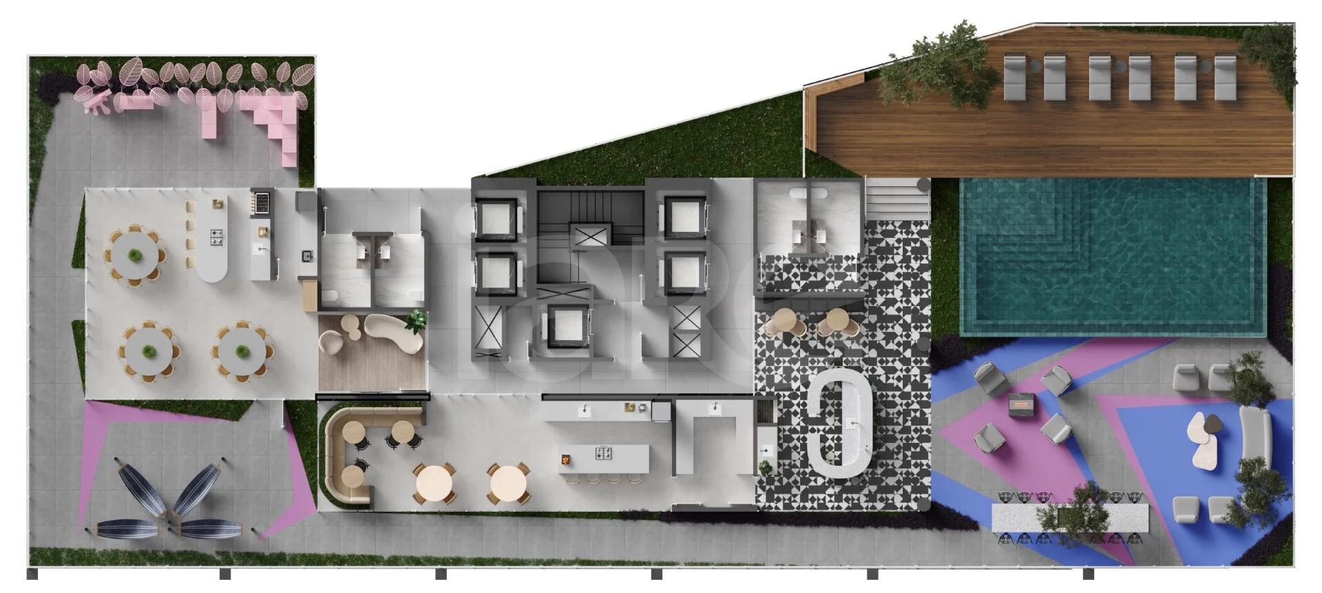 Planta — Pavimento rooftop