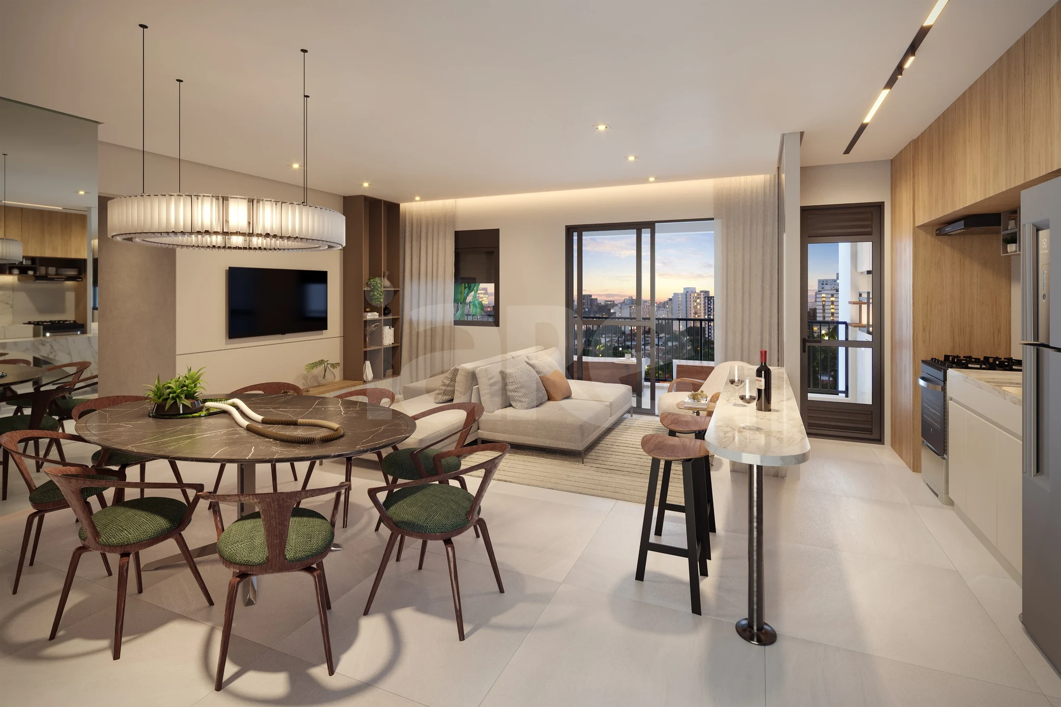 Joy Barueri - Apartamento com 85,33 m², em Jardim Tupanci — foto 2