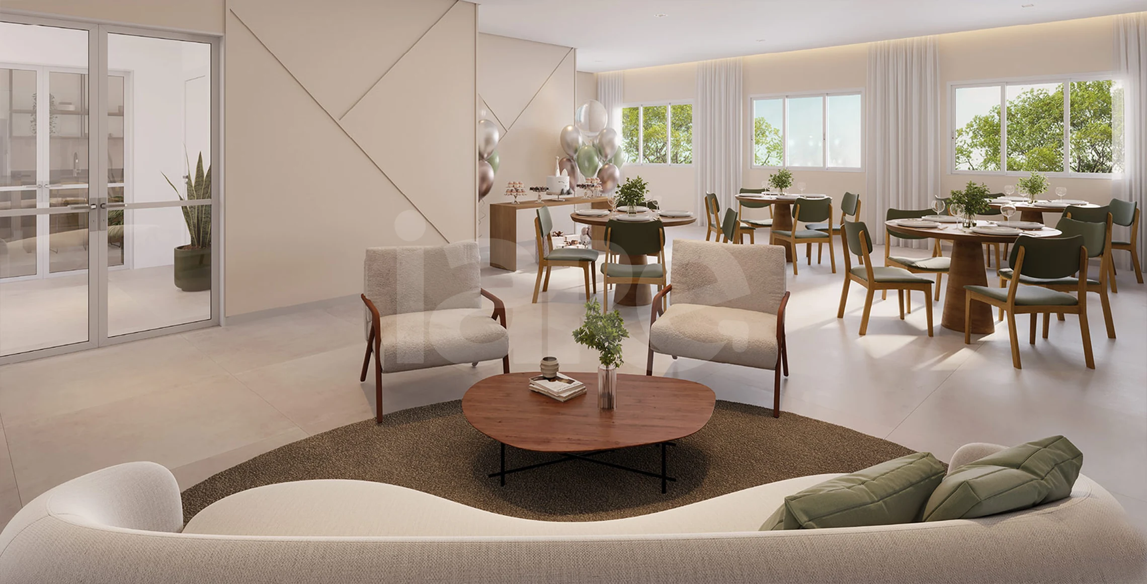 Place Condomínio Clube - Apartamento com 34,69 m², em Vila Silviânia — foto 7