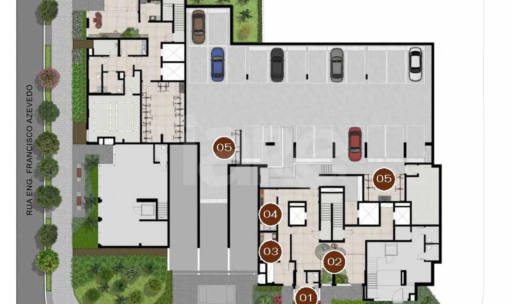 Planta — Implantação 2º Subsolo
