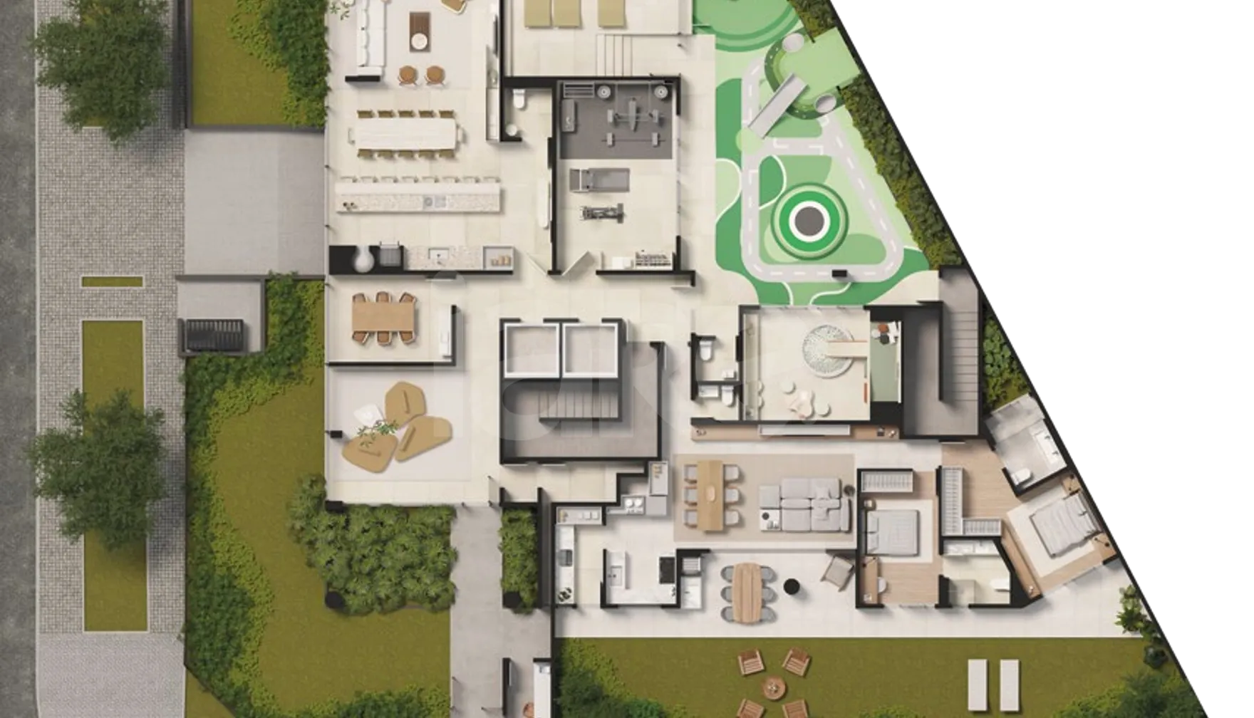 Planta — Pavimento lazer