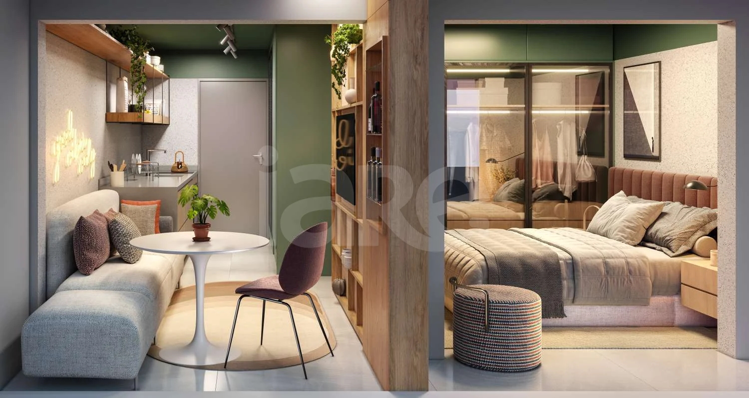 Planta — Apartamento 30,47 m²