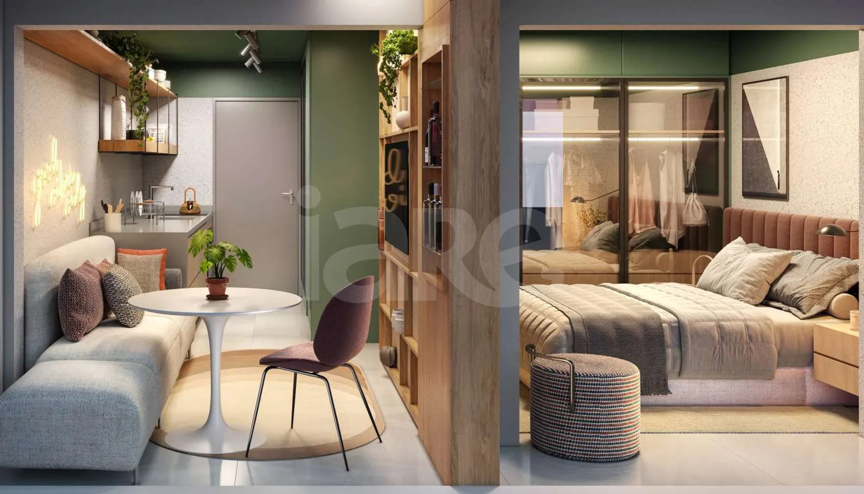 Planta — Apartamento 30,47 m²