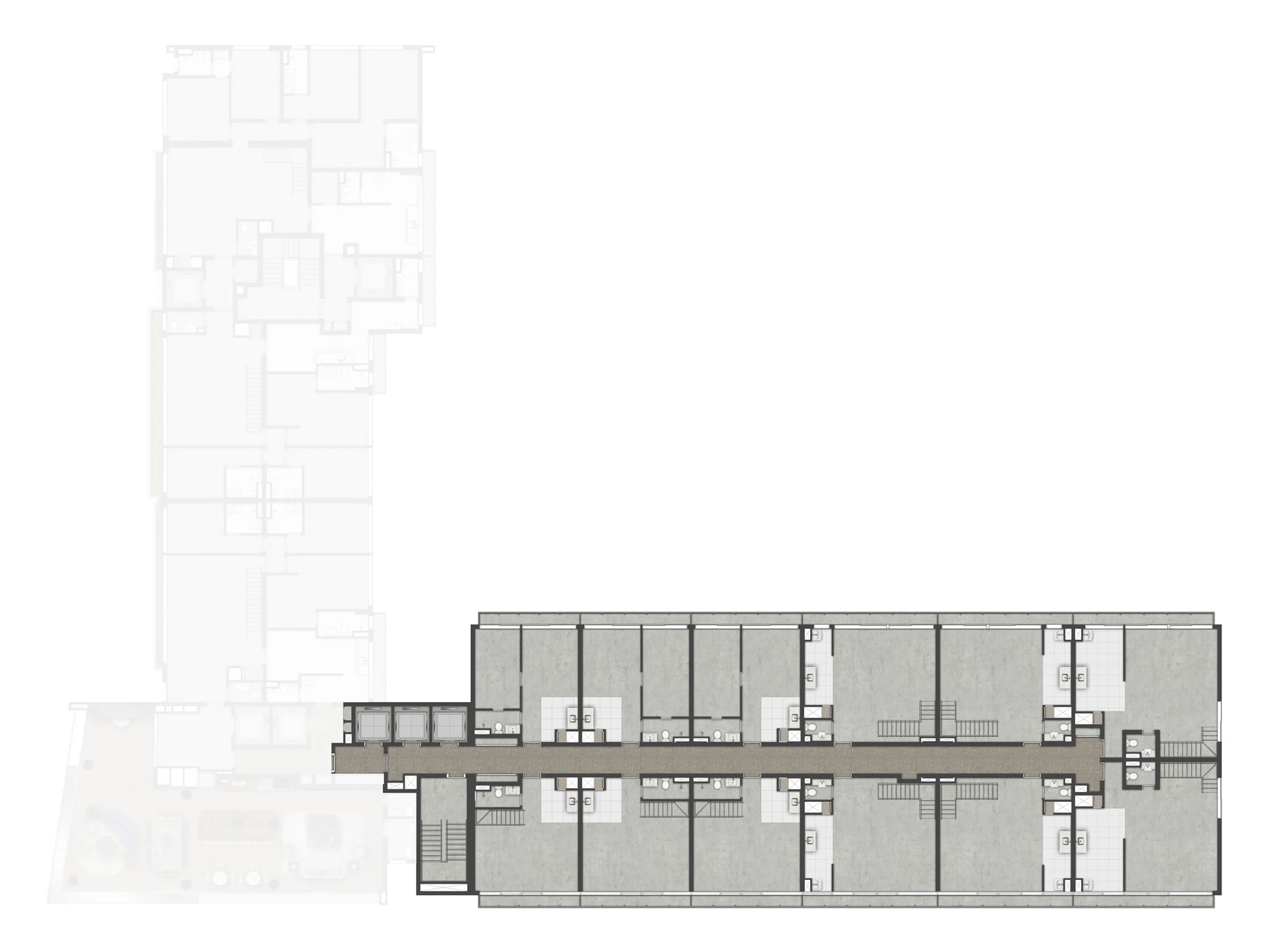 Planta — Implantação 17 pavimento