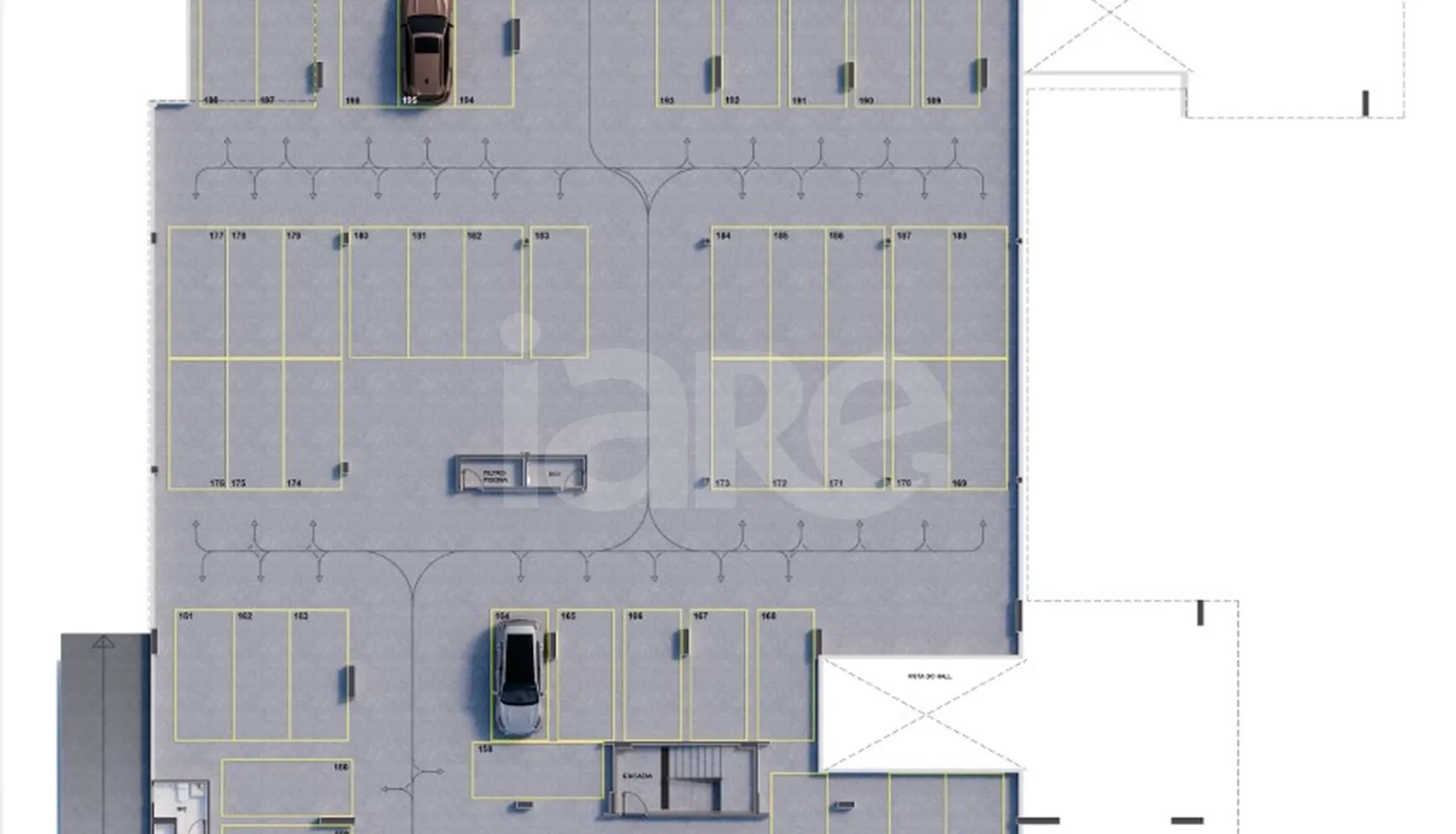 Planta — Pavimento garagem