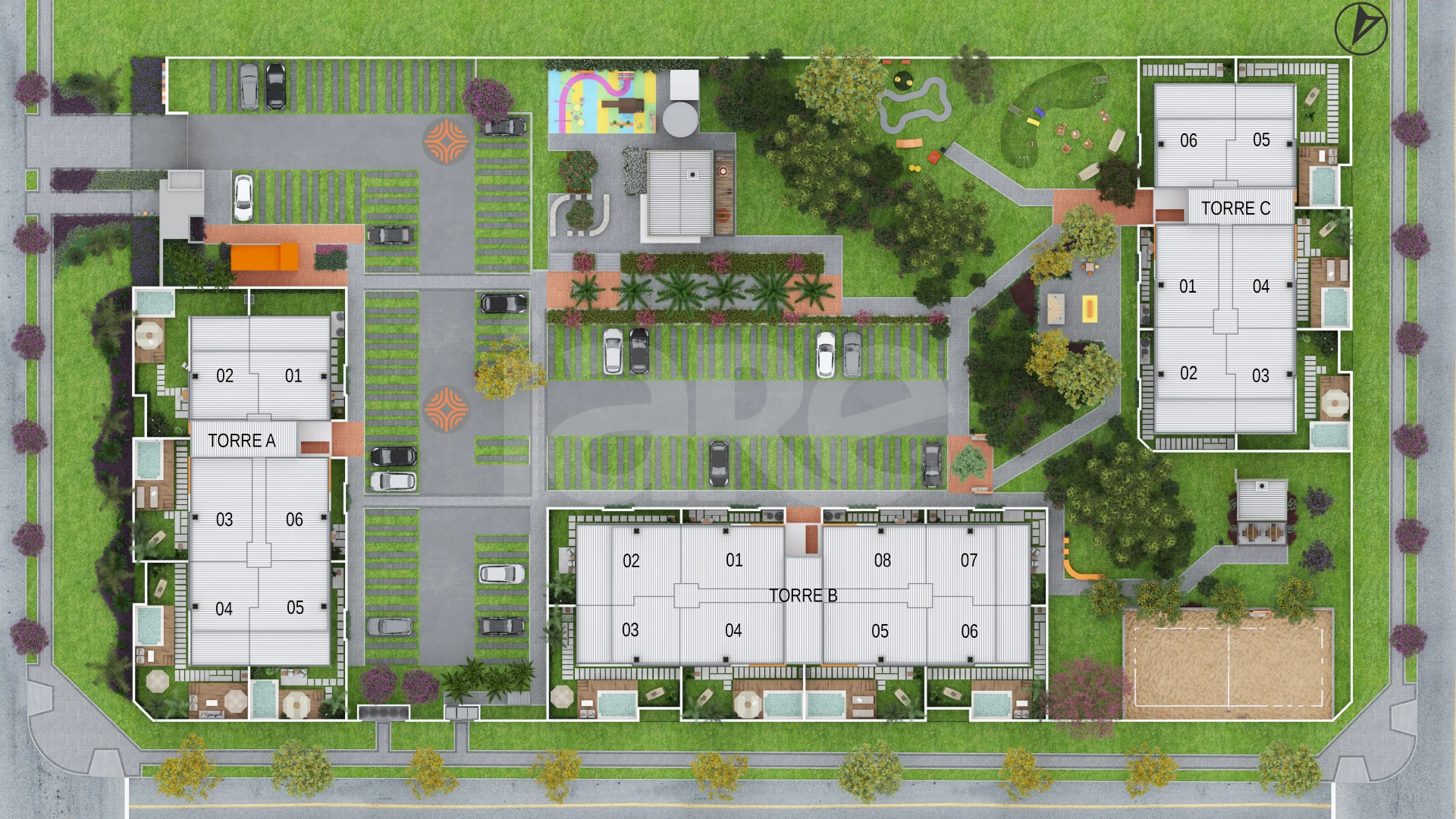 Planta — Implantação