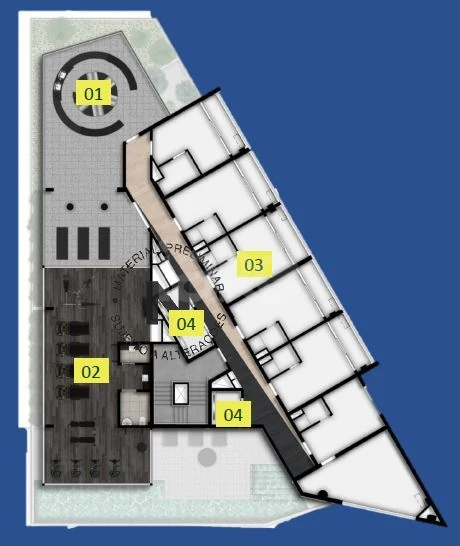 Planta — Implantação 19º pavimento