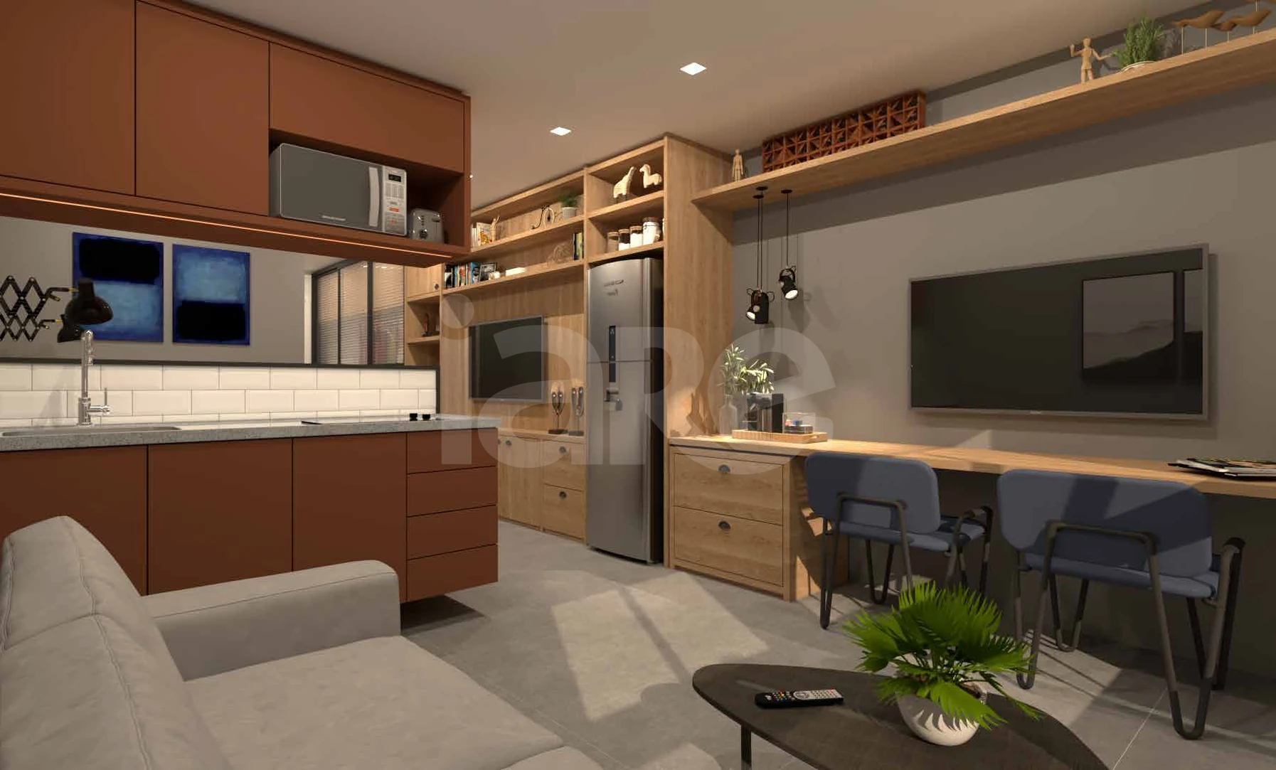 Gloria del'art Coliving - Studio com 52,47 m², em Glória — foto 6
