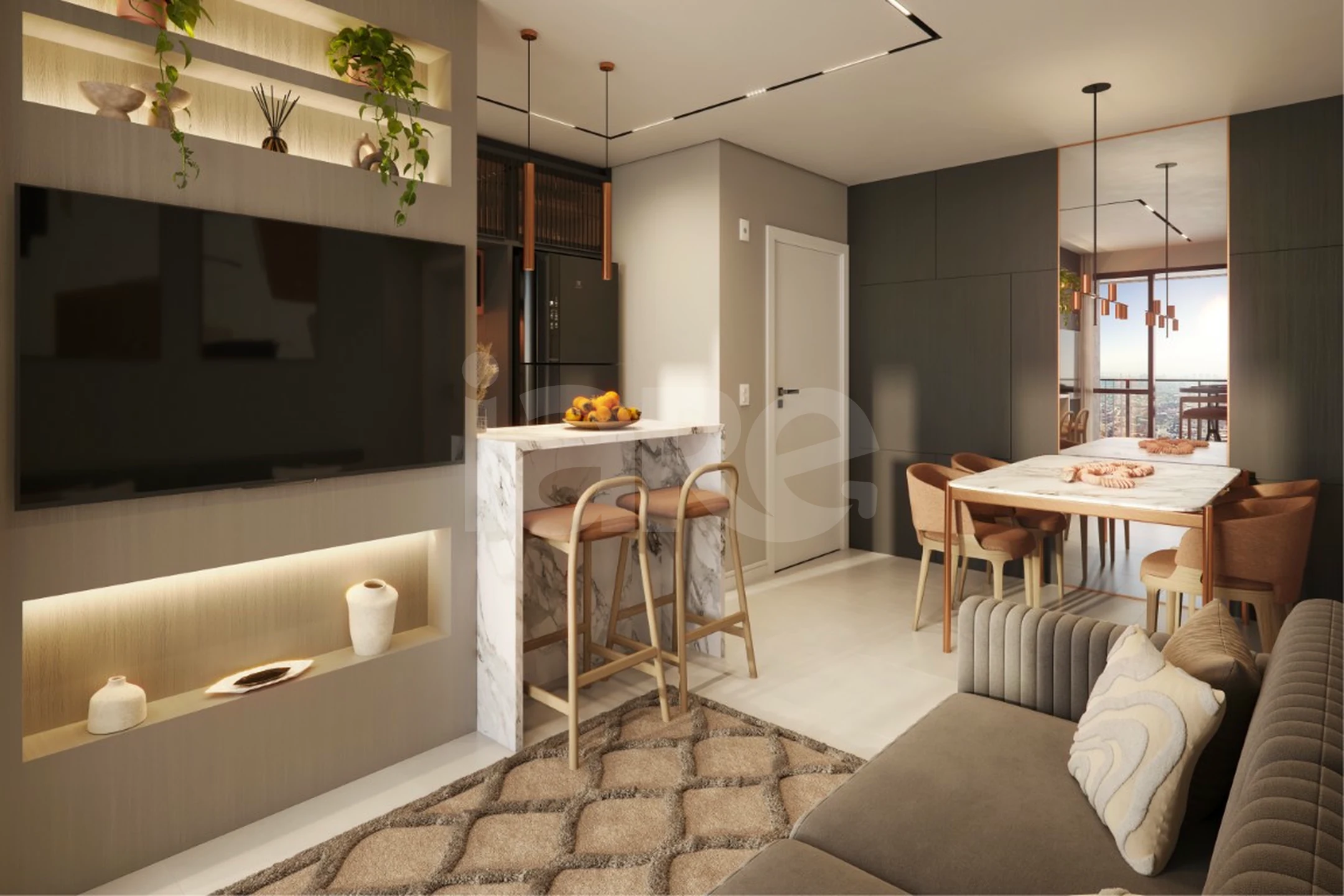 Dot - Studio com 29,6 m², em Capão Raso — foto 2