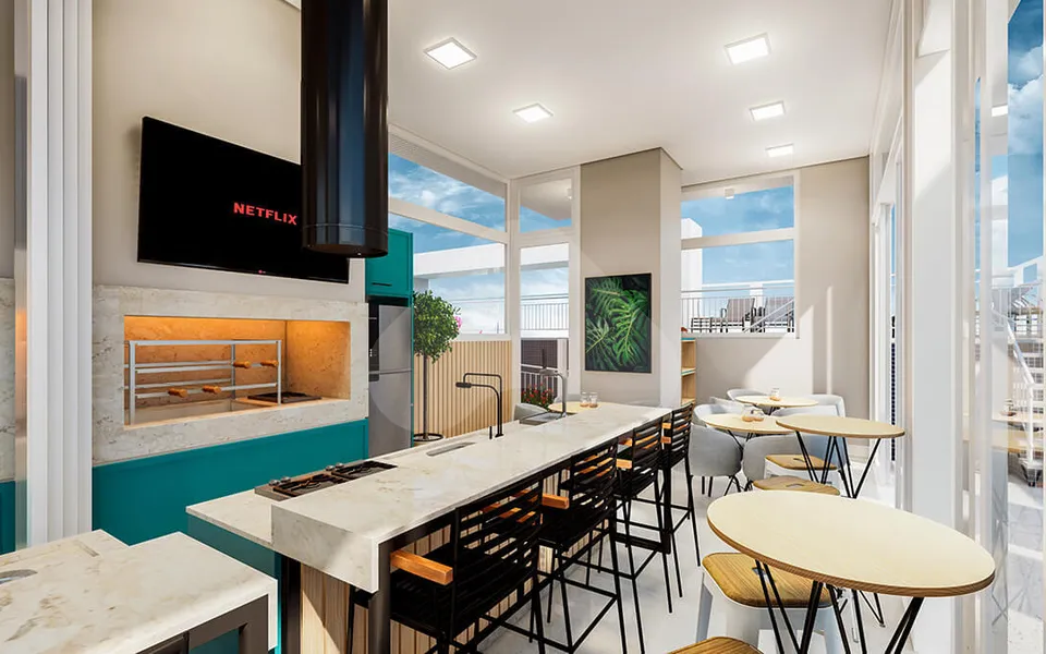Domenico Home & Club - Apartamento com 33,84 m², em Centro — foto 16