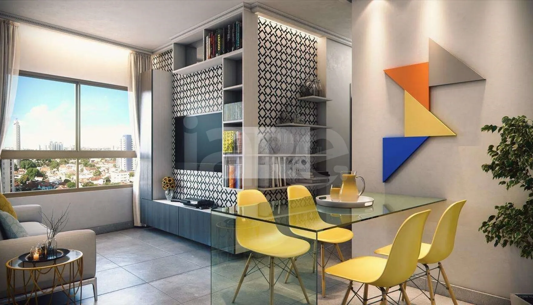 Casttelo de Edimburgo - Apartamento com 45,76 m², em Madalena — foto 2