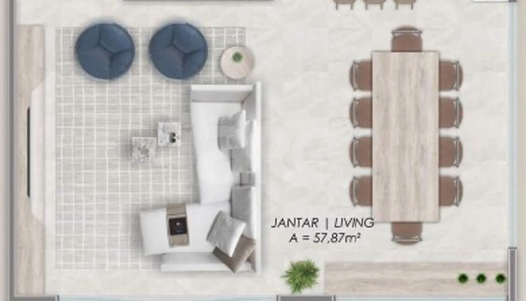 Planta — Apartamento 137,62 m²