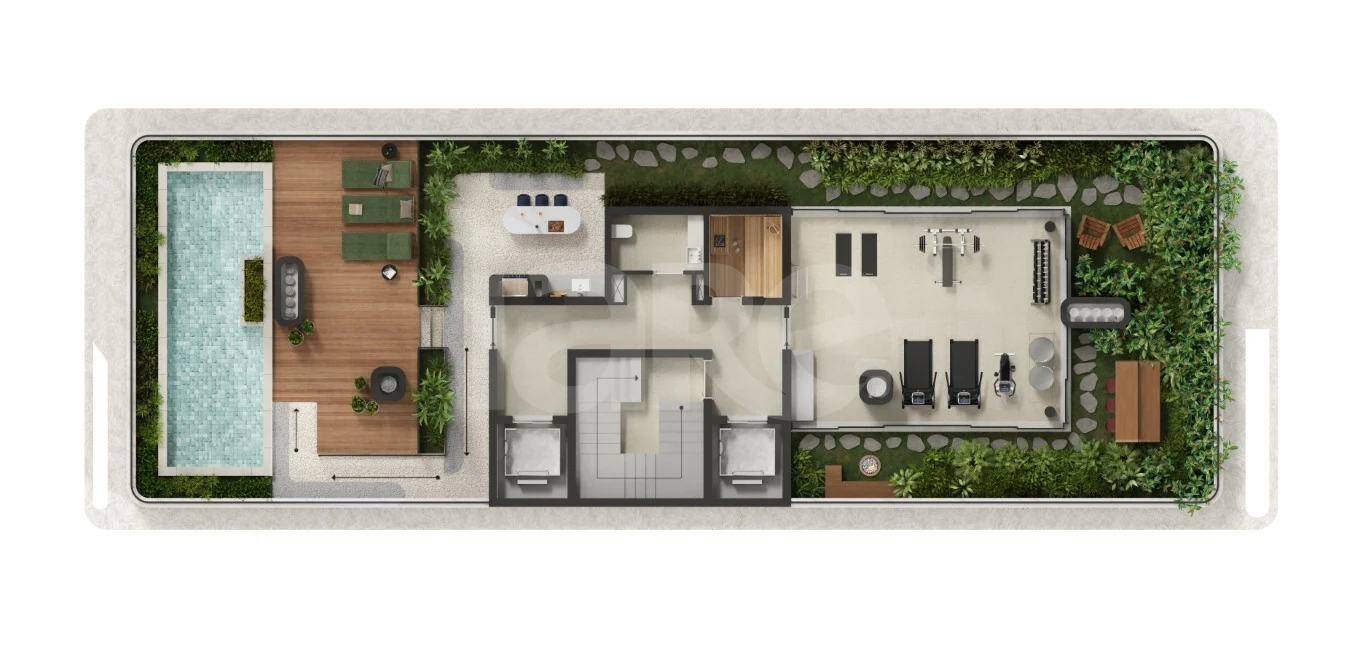 Planta — Pavimento rooftop